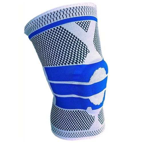 Par de Rodilleras Fitness Rodilla Silicona Antideslizante Correr Talla XL