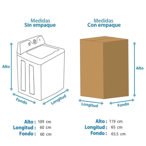 Lavadora Mabe LMA46102VBAB Aqua Saver Automática 16 kg Blanco ORT ENTREGA SÓLO VÁLIDA EN LA CIUDAD DE MÉXICO Y ZONA METROPOLITANA 