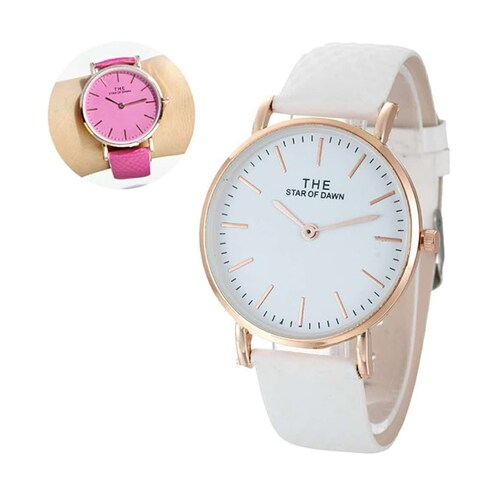 Reloj Mujer Colores Cambia Color Rosa Resiste al Agua