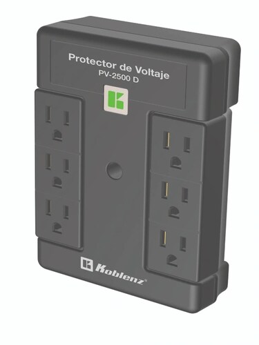 2 Pack Protector de Voltaje Koblenz PV-2500 D para pantallas de pared END