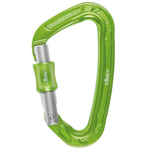 Beal Be Quick Verde Mosqueton para Escalada agitana carga de 23Kn
