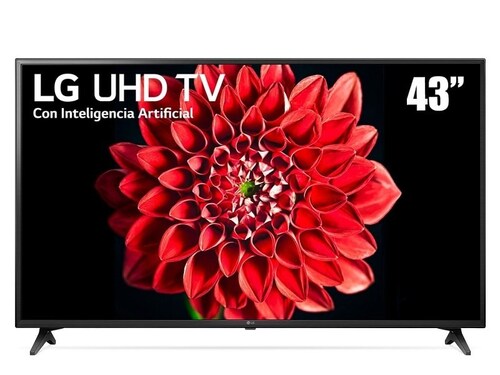 Televisión LED LG 43UN7100PUA 4K 43 Pulgadas HDR Smart Tv Negro