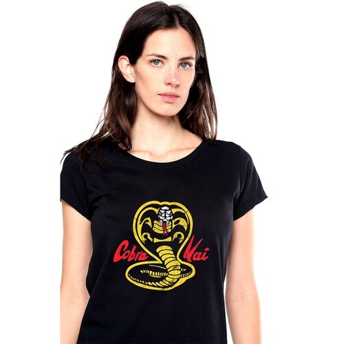 Playera de Dama Cobra Kai Logo.