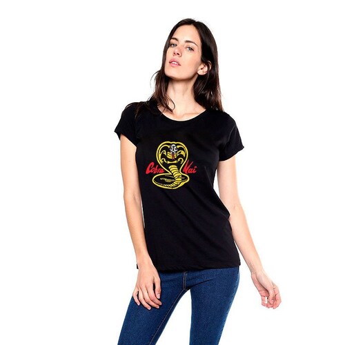 Playera de Dama Cobra Kai Logo.