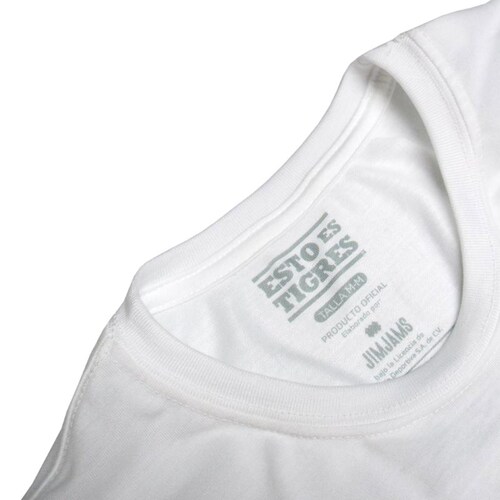 Playera Gol Nahuel Marca TIGRES color Blanco Producto Oficial