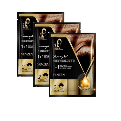 Kit de 3 Mascarillas para Cabello Hidratante Reparadora Aguacate.
