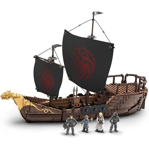 Barco De Guerra Targaryen Mega Construx Game Of Thrones