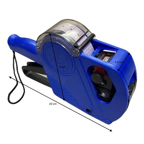 Maquina Etiquetadora Manual Pistola Rotuladora Para Precios AZUL