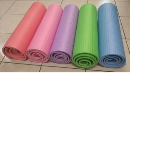 Tapete Para Yoga Tapete Azul Gym Ejercicio 10mm Pvc Yoga Mat!