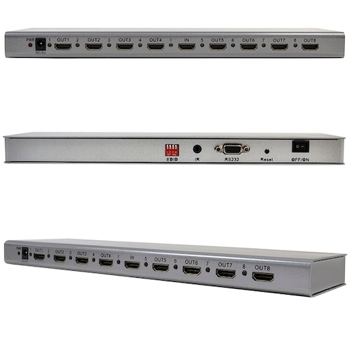 Replicador de Imagen Transmisor Simultáneo Divisor de Señal de Alta Definición HDMI 4K / Master / MV-HDMISP-8-2.0