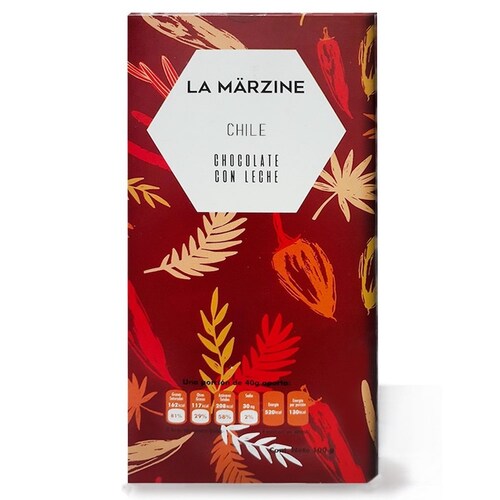 Chocolate con Chile, Barra de 100g LA MARZINE
