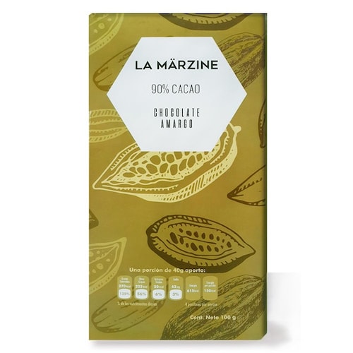 Chocolate 90% Barra de 100g LA MARZINE