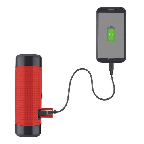Bocina Bluetooth, linterna LED y cargador USB para bicicleta / BIKE-300