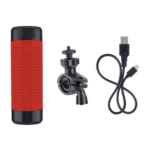 Bocina Bluetooth, linterna LED y cargador USB para bicicleta / BIKE-300