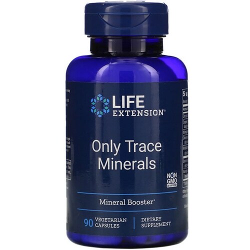 Minerales Traza, 90 Capsulas LIFE EXTENSION 