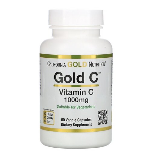 Vitamina C, 1,000 mg, CALIFORNIA GOLD NUTRITION 