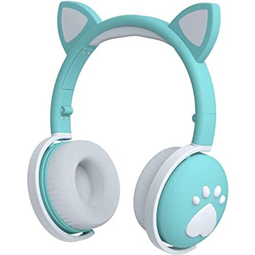 Audifonos Bluetooth Manos Libres Con Led Gato Kawaii