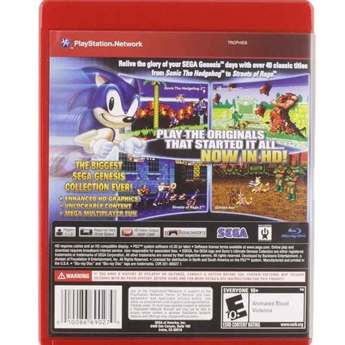 Ps3 Sonic's Ultimate Genesis Collection
