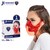 Careta Mascara Protectora Roja Para Adulto 1 pieza Hokins