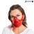 Careta Mascara Protectora Roja Para Adulto 1 pieza Hokins