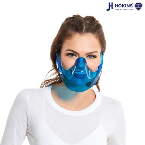 Careta Mascara Protectora Azul Para Adulto 1 pieza Hokins