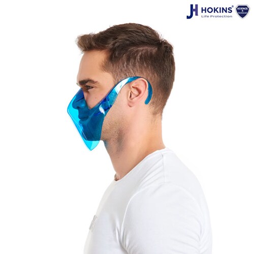 Careta Mascara Protectora Azul Para Adulto 3 piezas Hokins