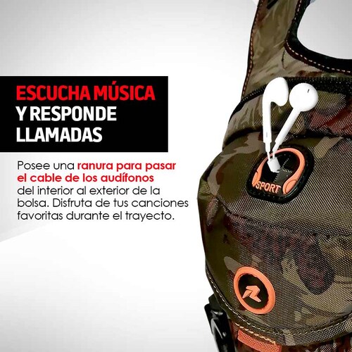 Mochila Táctica Impermeable 3 en 1 para Hiking, Motocicleta y más Redlemon.