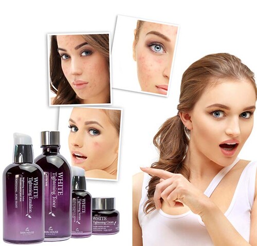 Tratamiento aclarante y reductor de poros White Tightening,Dia y noche. The Skin House®