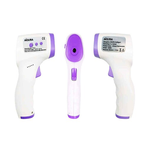 KIT Termómetro digital infrarrojos + Pulse Oxi­metro + Caja de guantes de Latex + regalo termómetro digital/ tecnología de escaneo inteligente sin contacto