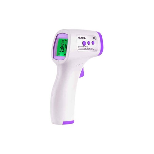 KIT Termómetro digital infrarrojos + Pulse Oxímetro + Dispensador de Gel /  tecnología de escaneo inteligente sin contacto