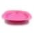 10 Platos Sopero Cuadrado Liso De Plastico Colores 20 X 3.5 Rosa