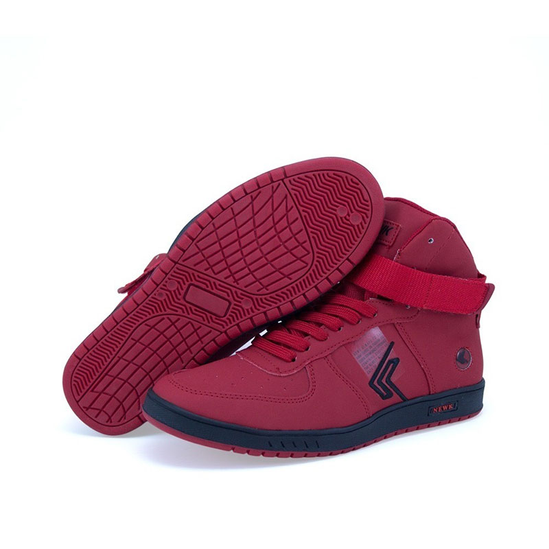 Tenis rojos de bota hot sale