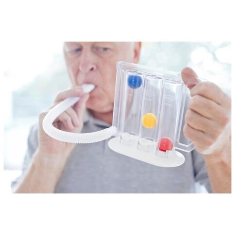 Inspirometro Ejercitador Respiratorio Y Pulmonar HANDY 1 PCS