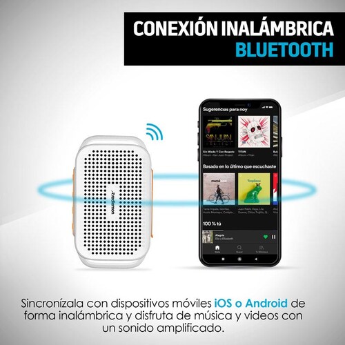 Bocina Bluetooth Deportiva con Correa para Brazo Redlemon