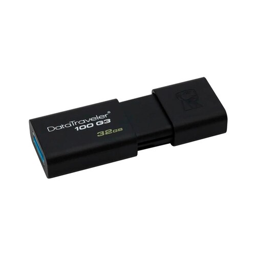 Memoria Usb Kingston Datatraveler 100 G3 32gb 3.0 Negro