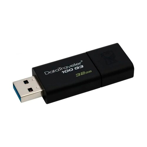 Memoria Usb Kingston Datatraveler 100 G3 32gb 3.0 Negro