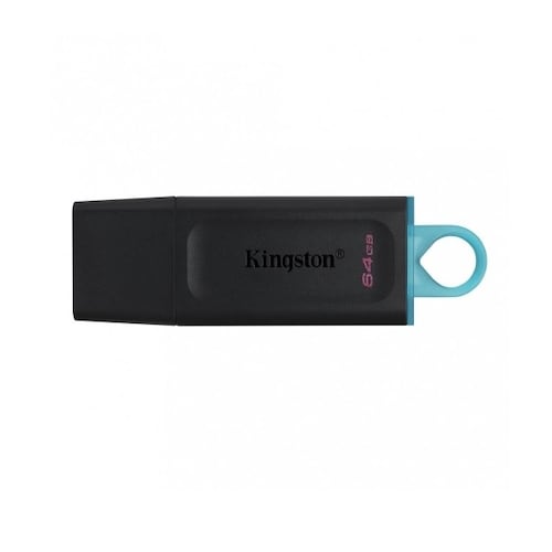 MEMORIA 64GB USB 3.2 ALTA VELOCIDAD DATATRAVELER NEGRO LLAVERO PORTATIL PC LAP WINDOWS ARCHIVOS