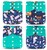 Pañales Ecológicos de Tela para Bebes Kit de 4 Pañales y 8 Insertos, Tamaño Único, Ajustables, Divertidos Diseños, Super-Absorbentes, Lavables. (Aqua)