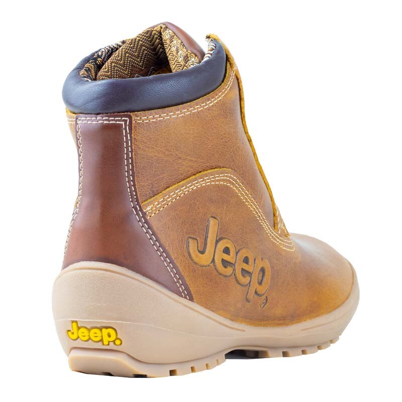 BOTAS CASUALES PARA DAMA JEEP 5522 ENCINO MIEL ORIGINALES