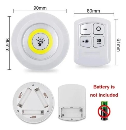 Juego De 3 Mini Lámparas Led De Alta Luminosidad foco