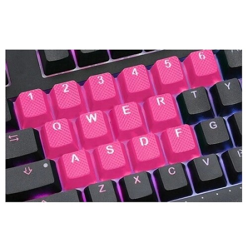 Double Shot 22 Keycap Teclas Rubber Set de Precisión Gamer (tai-hao) Amarillo