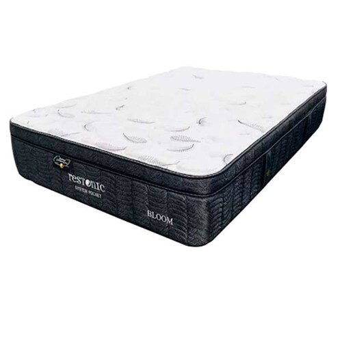 Colchon Queen Size Restonic Bloom Resortes Independientes .