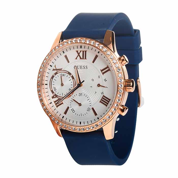 Reloj GUESS para dama SOLAR W1135L3 color azul