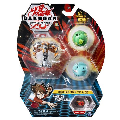 Bakugan Battle Planet Ultra 3 Pack AURELUS HYDRANOID