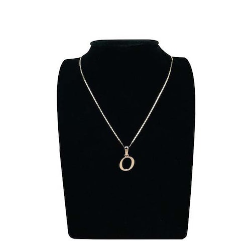 Dije Inicial Letra O Oro 10 K + Obsequio + Envio