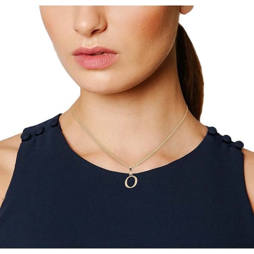 Dije Inicial Letra O Oro 10 K + Obsequio + Envio
