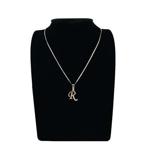 Dije Inicial Letra R Oro 10 K + Obsequio + Envio