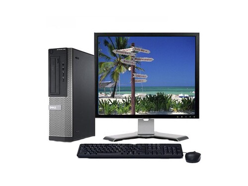 Computadora Básica Dell OptiPlex Core 2 dúo 4GB RAM 320 Disco duro Monitor 19 pulgadas Wifi REACONDICIONADO  GRADO A