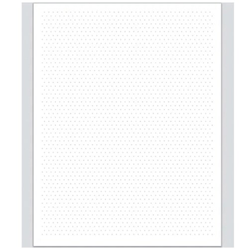 Hoja De Repuesto P/carpeta T/carta 100 Hojas Punteadas Trian