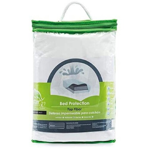 Cubre colchón Individual Lester 25cm 100 Algodón Impermeable END